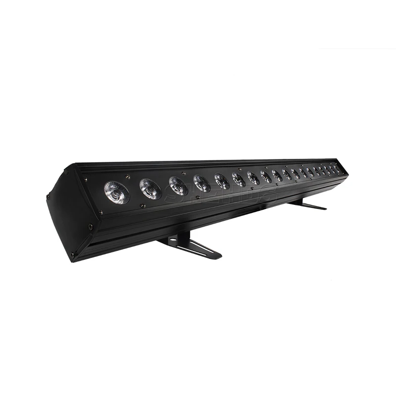 SHEHDS-Barra de luz LED RGBWA + UV, 18x18W, DMX Line Bar, DMX512, luz de escenario para Dj, iluminación de escenario de boda, lámpara de carrera