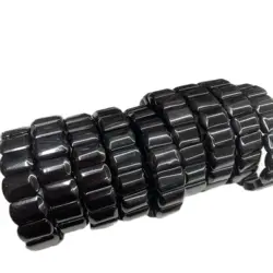 AA QUALITY Black Tourmaline Stone Beads Bracelet Natural Energy Stone Bangle Gemstone Bracelet For Woman For Gift Wholesale !