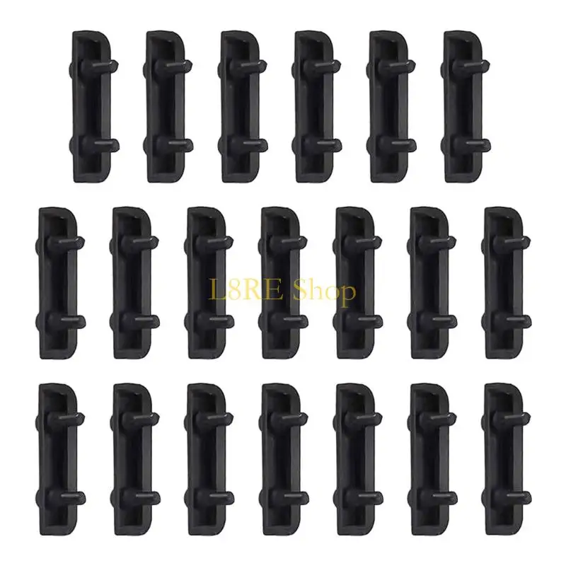 l8re 4/10/20pcsエアフライヤーラバーバンパーエアフライヤー鮮明なプレートエアフライヤーアクセサリー