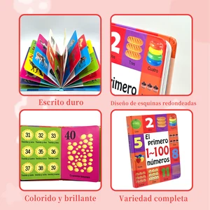 Die kognitive Enzyklopädie der spanischen Kinder von 0 bis 2 Jahren, erhöht die Erkenntnis, frühe Lernbücher für Kinder, Geschenke 10 Hauptverkaufsbücher in Spanisch - №5