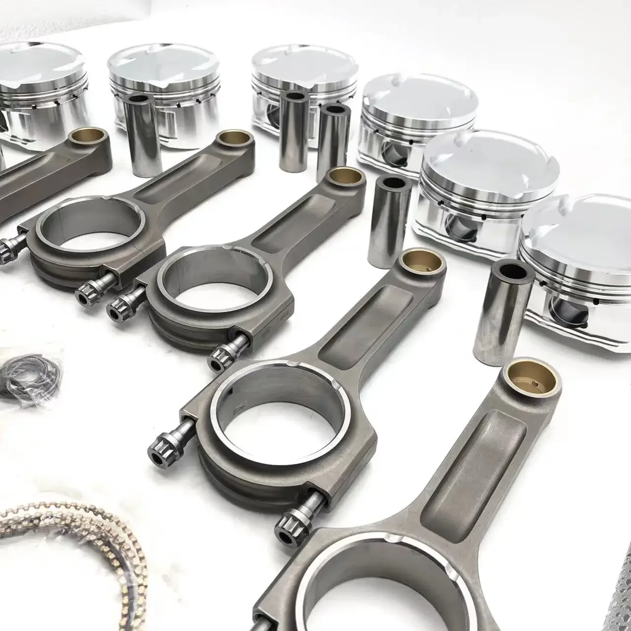 

86mm/86.5mm/87mm CR 9.0:1/10:1 2JZ GTE Piston Rod kit Forged Pistons Forged Connecting Rods For to.yota Supra 2JZ GTE