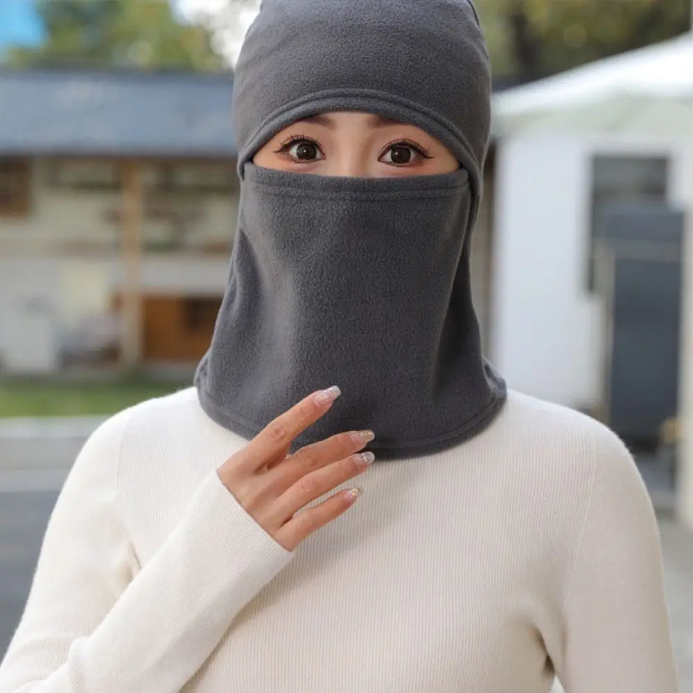 Fashion Polar Fleece Winter Hat Warm Windproof Beanies Full Face Men Bonnets Winter