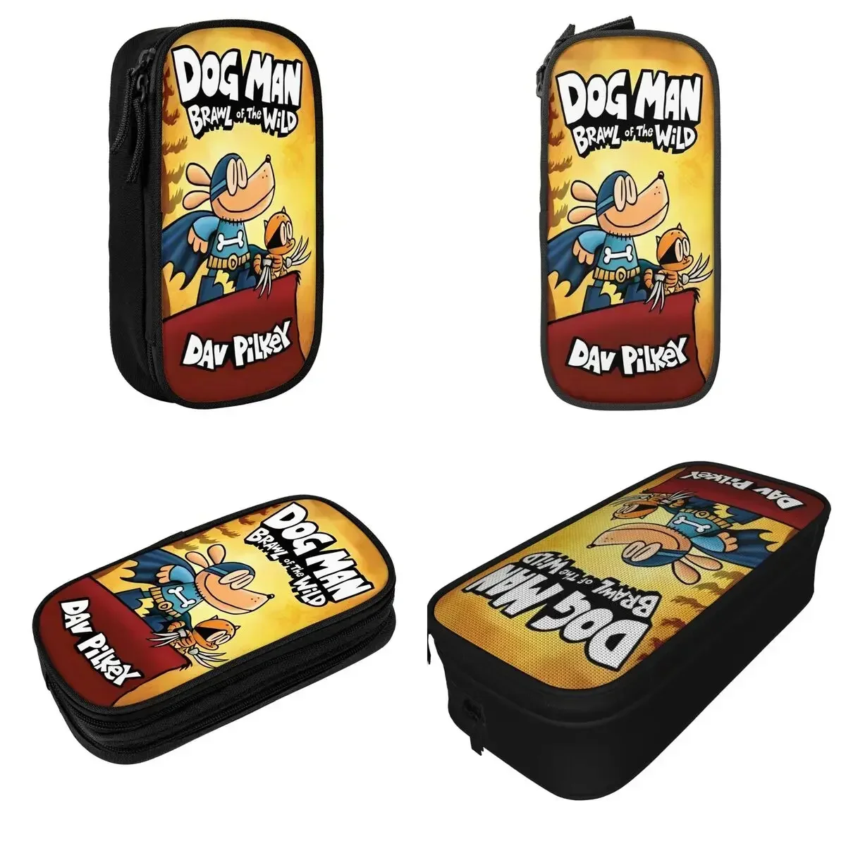 

Anime Petey Cat Dog Man Pencil Case Cartoon Pen Holder Bag Girl Boy Large Storage Students School Cosmetic Pencilcases