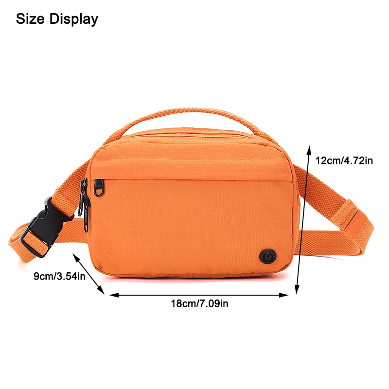 Commute Crossbody Bags Personalized Fashion Shoulder Bag High-Quality Canvas Bag Adjustable Shoulder Strap Square Bag