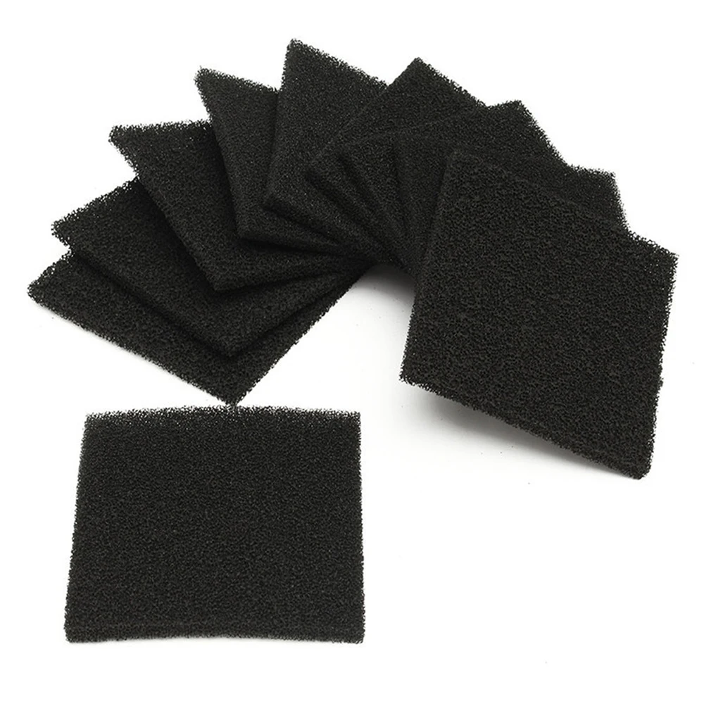 10Pcs High Quality Activated Carbon Filter Sponge For 493/FA-400 Solder Smoke Absorber ESD Dust Welding Fume Extractor 13cm*13cm