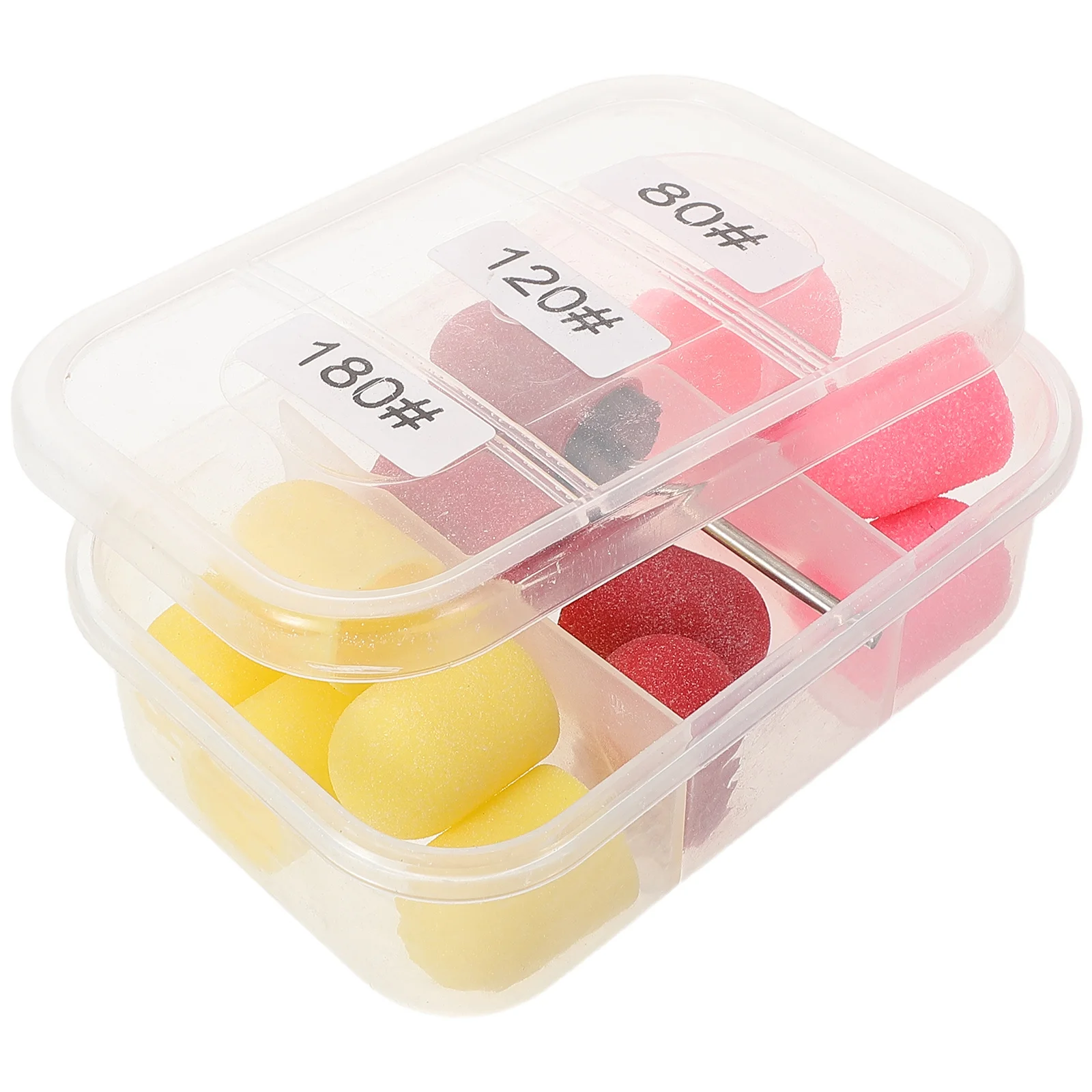 Sanding Caps 13Mm Fine Grit Replacement Grinding Heads For Electric Nail Drill Manicure Pedicure Acrylic Gel Nail Care