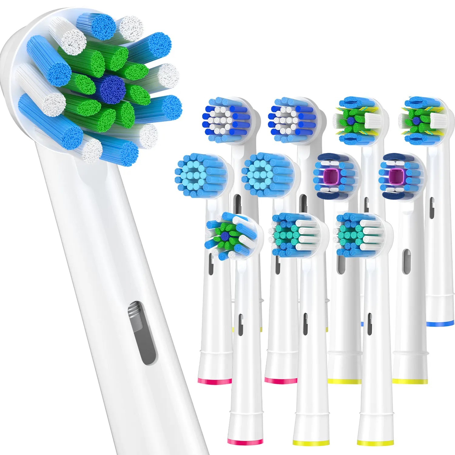 

Replacement Brush Head Refill for Oral B Braun Toothbrushes Sensitive Precision Clean Standard Floss Brush Nozzles For Oralb