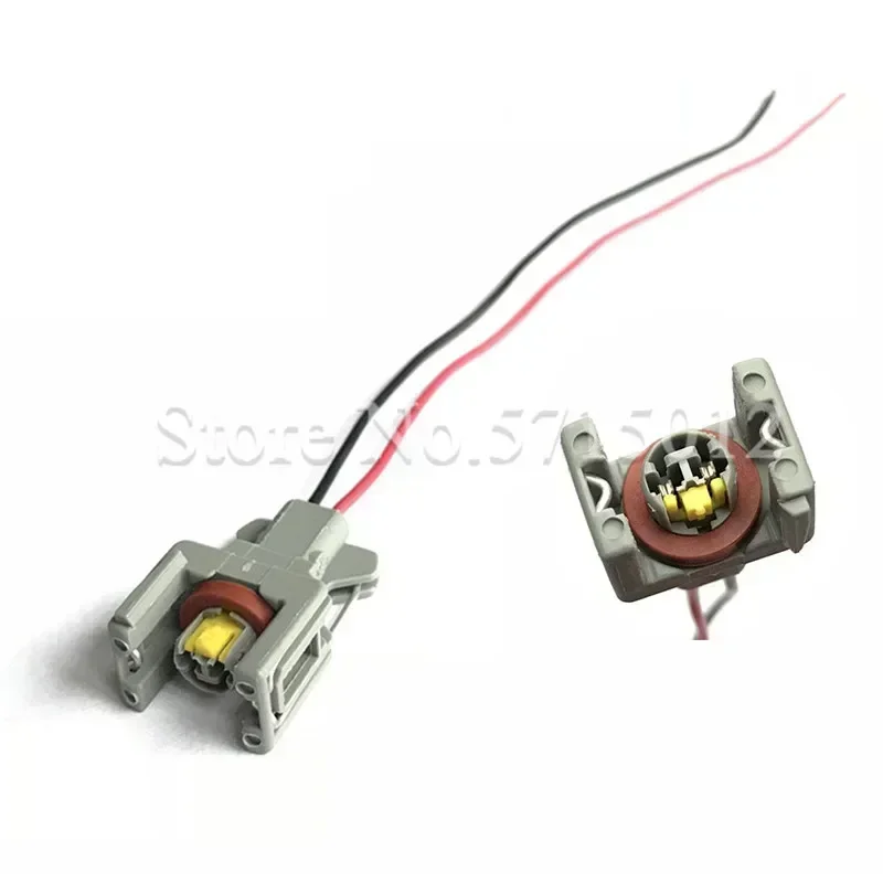 2 Hole Automotive Car Wiring Harness Fuel Plug With Wires Spray Nozzle/Oil Atomizer Connector Auto Electric Plug