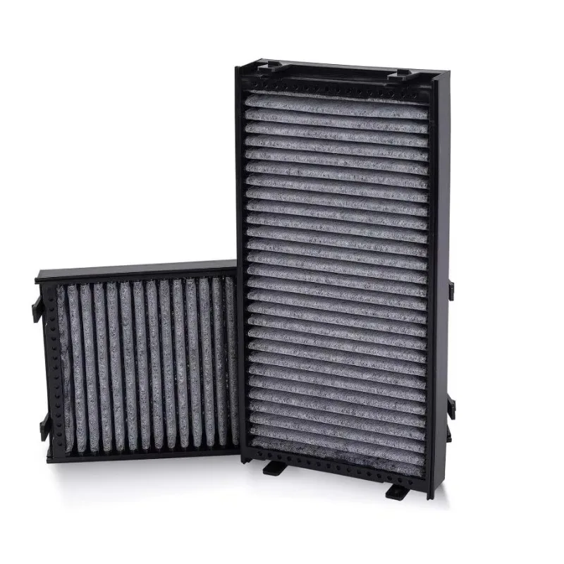 2PCS 64119248294 Cabin Filter For BMW X5 2.0L L4(2016-18), 3.0L L6(2007-18), 4.4L V8(2010-18), 4.8L V8(2007-10); X6 64116945594