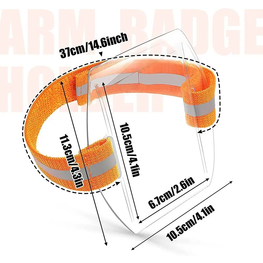 Porte-Danemark ge à Bande artificiel astique en Plastique Solide, Porte-Carte d'Identité, Brassard, Étui pour Carte de Crédit