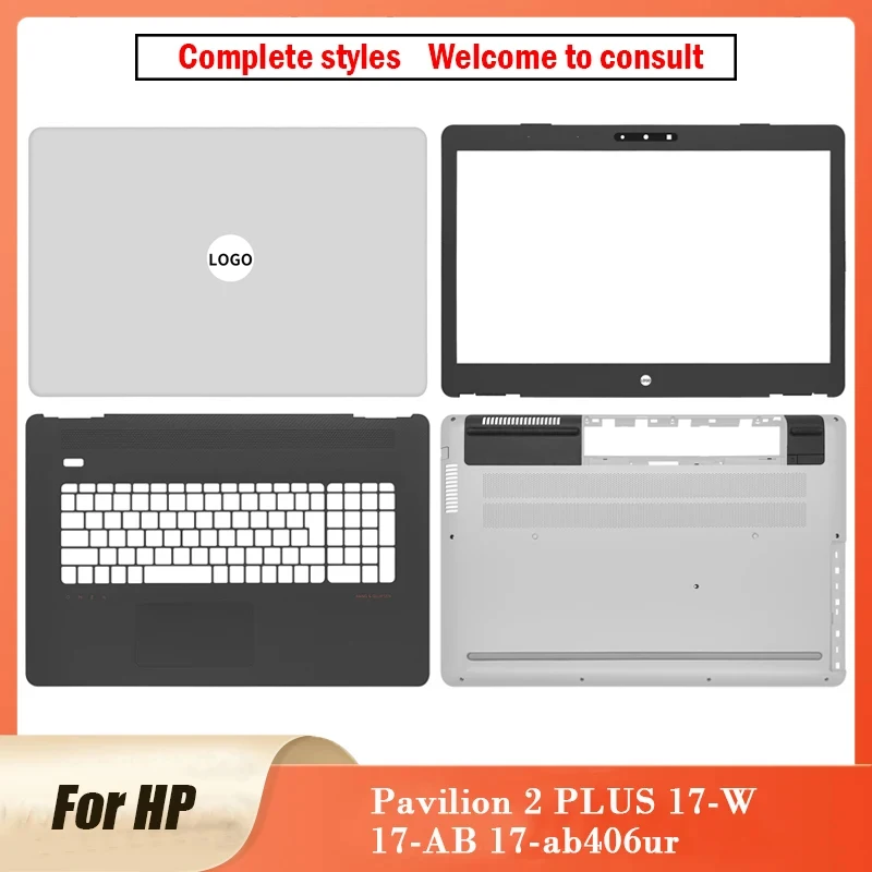 

New Original For HP Pavilion 2 PLUS 17-W 17-AB 17-ab406ur Laptop LCD Back Cover Front Bezel Palmrest Bottm Case Lower Cover 17-W