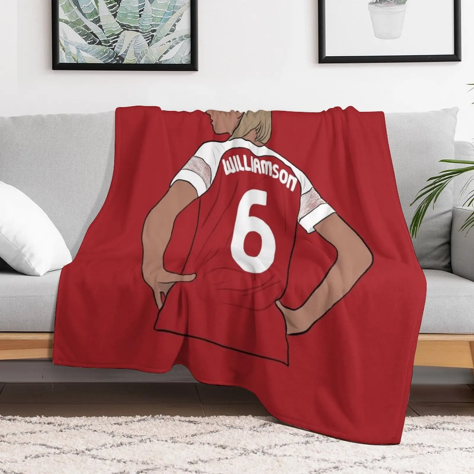 Leah Williamson Arsenal Ladies and England Throw Blanket Luxury Brand heavy to sleep halloween Blankets