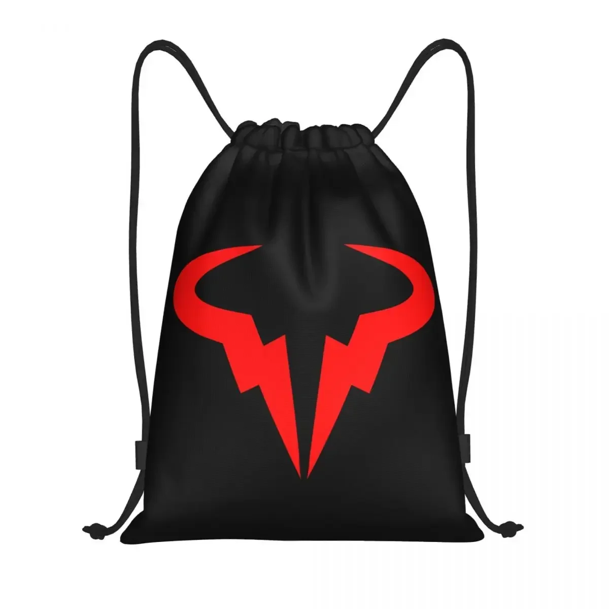 Custom Red Nadal Tennis Stars Drawstring Backpack Bags Men Women Lightweight Gym Sports Sackpack Sacks for Training