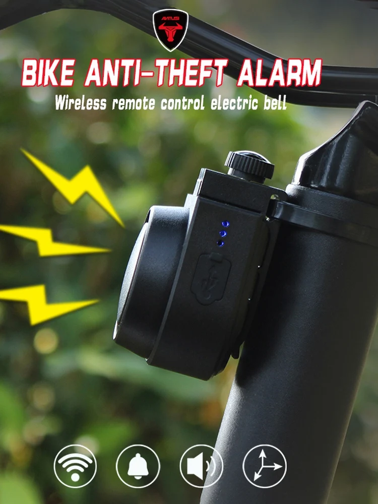 AliExpress CYCLAMI ANTUSI Bike Motorcycle Alarm Security System Bicycle Vibration Motion Sensor Rechargeable Multipurpose Alert Device A2