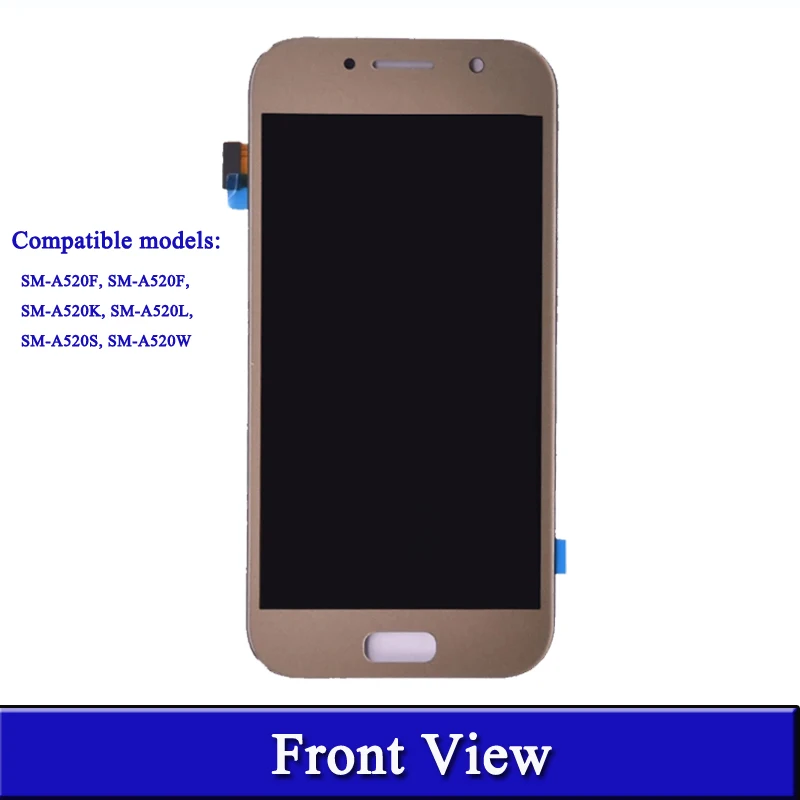 Super AMOLED LCD Für SAMSUNG GALAXY A5 2017Duo A520 A520F A520K LCD Display Touchscreen Digitizer Montage