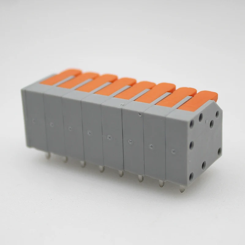 25Pcs/50PCS PCB terminal block DA806R 2604 2.5mm² spacing 5.0 mm pitch gray 2604-1102 3 4 5 6