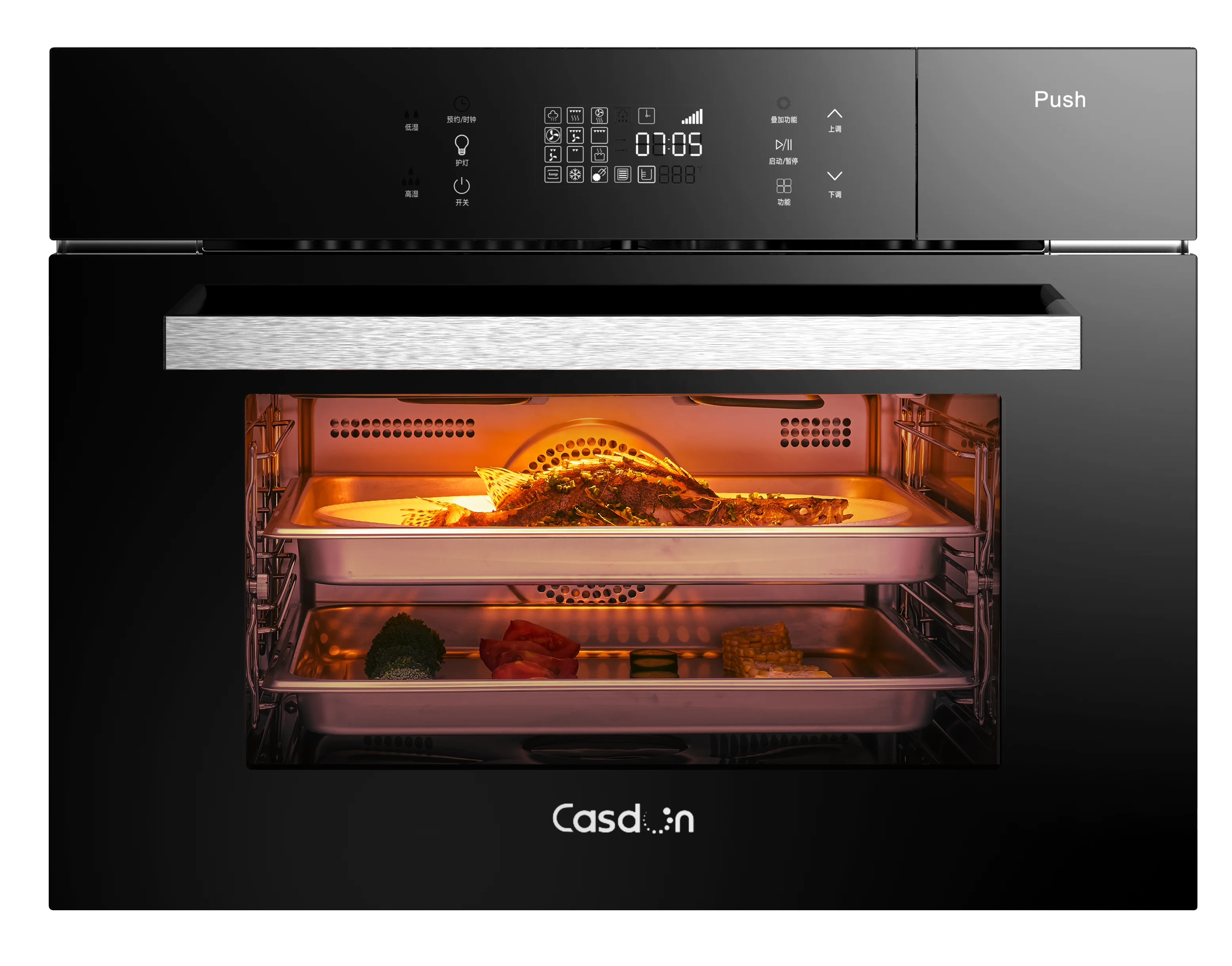 

56л, 80л, нержавеющая сталь, встроенная паровая духовка, электрическая духовка, домашняя пекарня