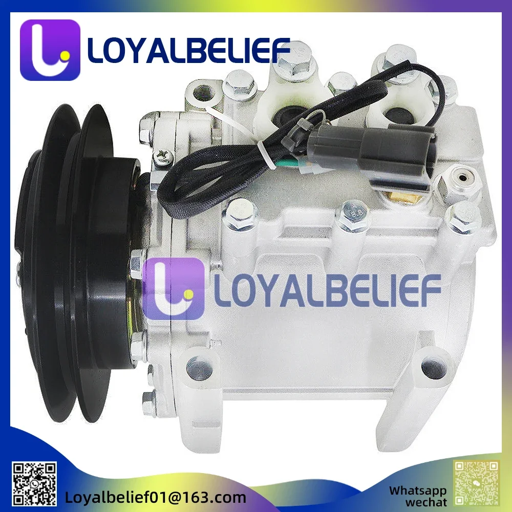 

1PK 12V AC Air Conditioning Compressor For Mitsubishi Fuso Truck FE FG 4D34 AKC200A251