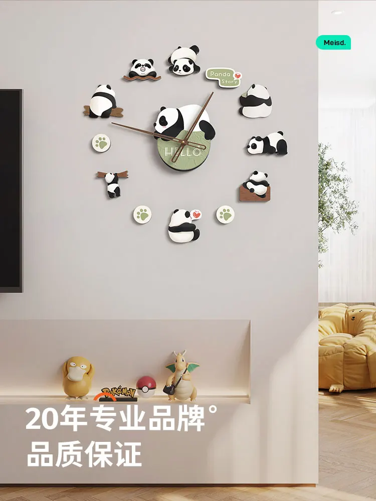 Cartoon Clock Creativity Children's Wall Clocks Mute Fashion Clock Art Stereo Clock Kid Room Nursery Walls Art Clocks Wall Watch