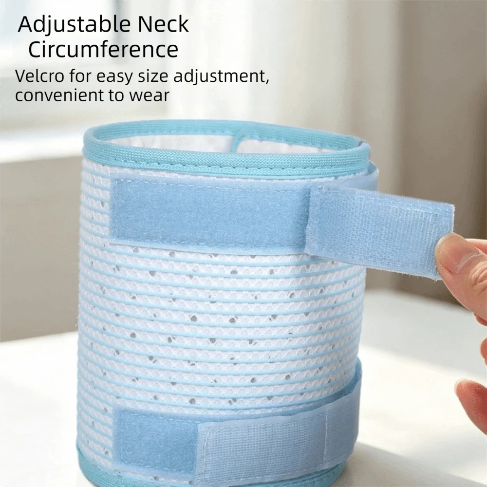 Practical Adjustable Cat Recovery Collar Breathable Comfortable Pet Anti-lick Collar Soft Cat Elizabethan Collar Bite Protection