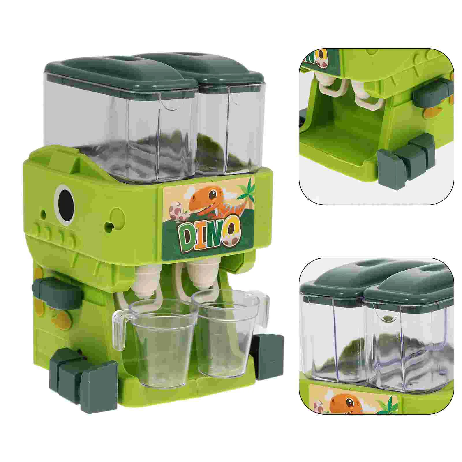 Mini Dinosaur Drink Machine Water Dispenser Fountain Pretend Drinking Desktop Beverage Kitchen Appliance
