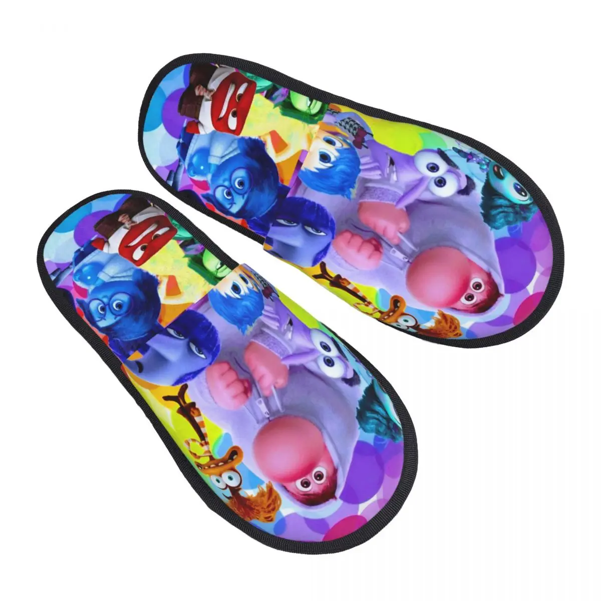 

Custom Inside Out Guest Slippers for Spa Women Grow Up Flim House Slipper