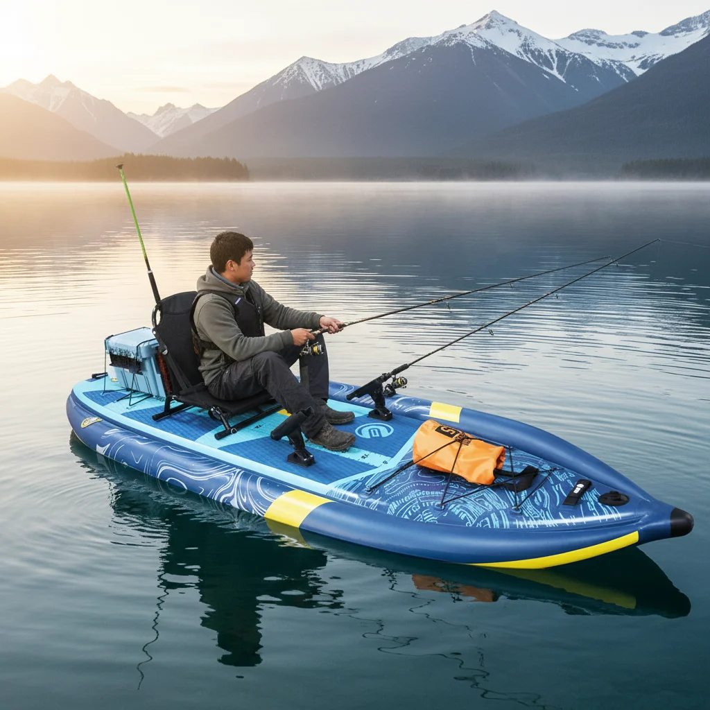 팽창식 낚시 카약 (두 개의 낚싯대 홀더, 세 개의 에 - Fishing Kayak Rod Holder 리뷰 및 가격