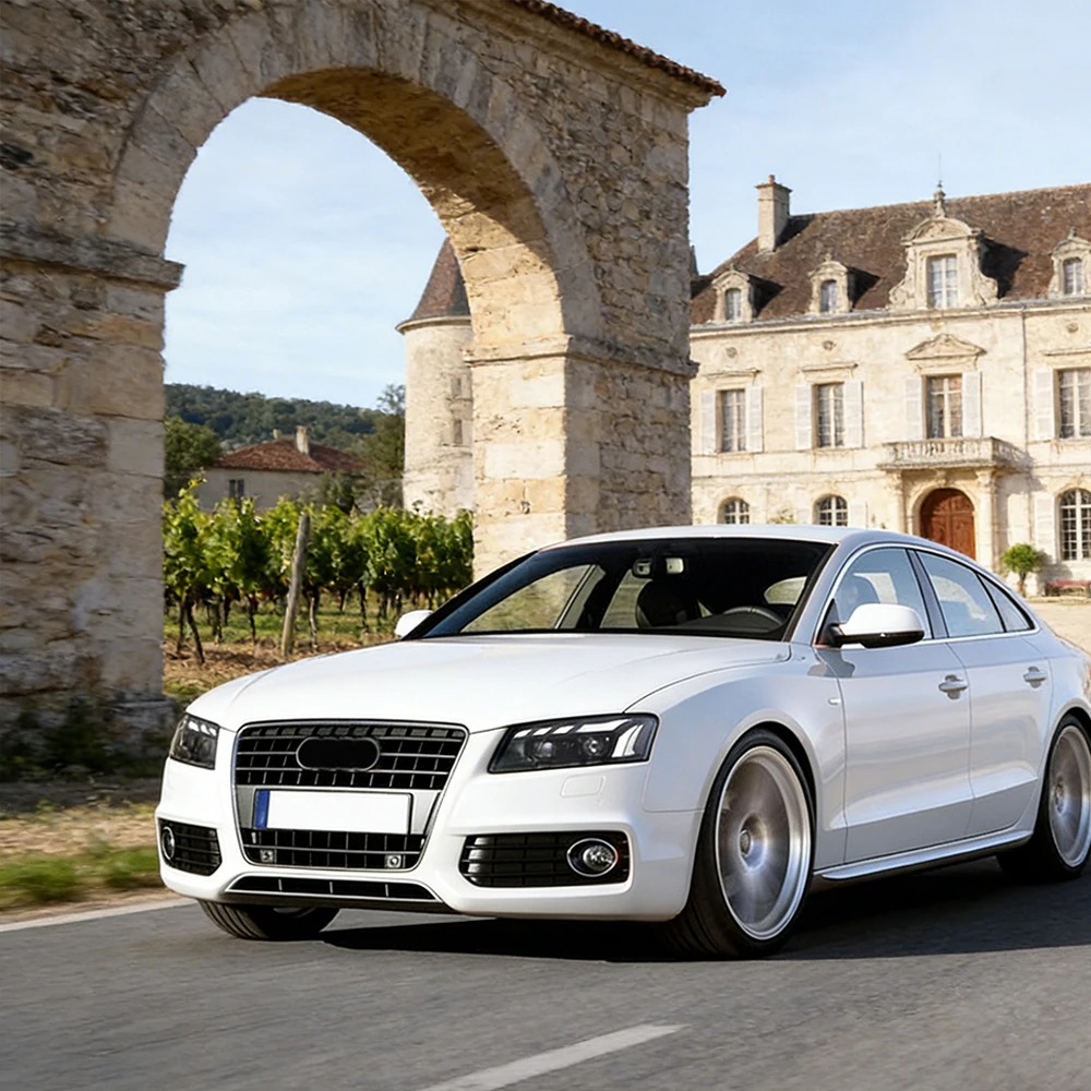 

Светодиодные передние фары для AUDI A5 2008-2011, модифицированные фары в стиле RS5 с динамическими указателями поворота, проекционные линзы, автомобильные аксессуары.