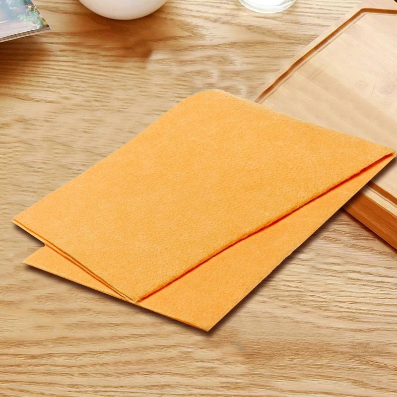 A56K 8PCS High Efficient Anti-grease Bamboo Fiber Dish Cloth Washing Towel Absorbent dishwashing Kitchen Cleaning Wiping Rags Sh