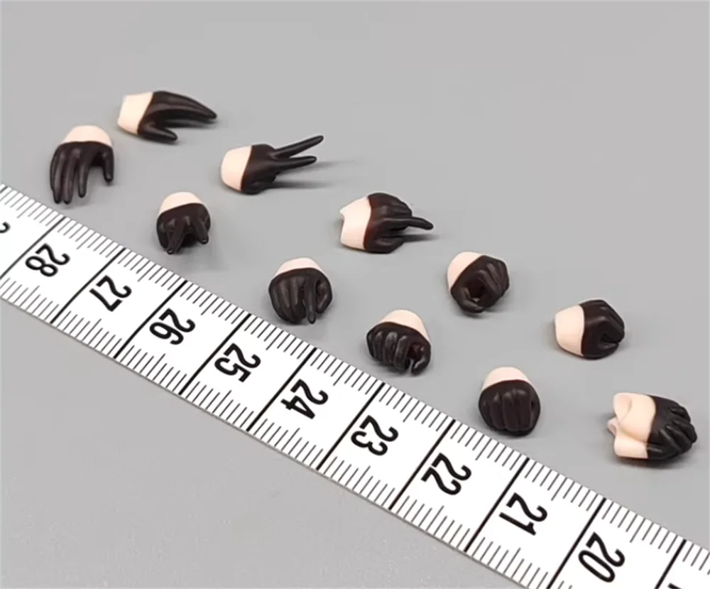 Scale 1/12 HASUKI PA009 Female Girl Soldier Doll Gloved Hand Types About 11PCS/SET Accessories For 6