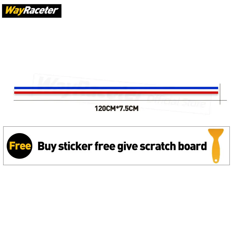 Car Hood Line French Flag DIY Vinyl Decal Bonnet Stripes Sticker For Renault Megane Clio Sandero Zoe Captur Arkana Twingo Sport view 3