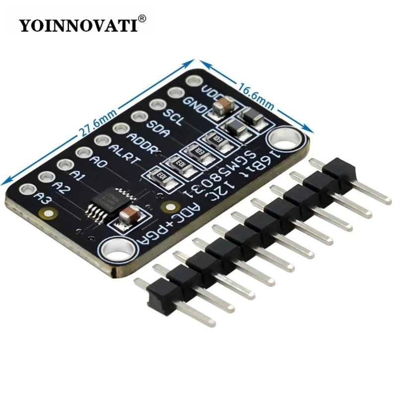 SGM58031 Development Board，16-bit High Precision，I2C Module，4 Channel ADC Data Acquisition Converter，compatible with Arduino