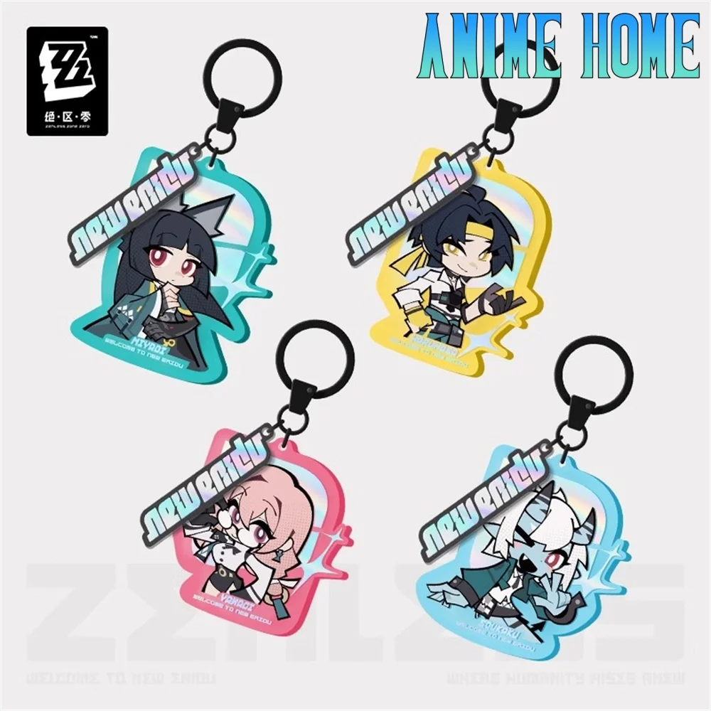 

Game Official Original ZZZ Zenless Zone Zero Asaba Harumasa Hoshimi Miyabi Tsukishiro Yanagi Soukaku Acrylic Keychain Cosplay