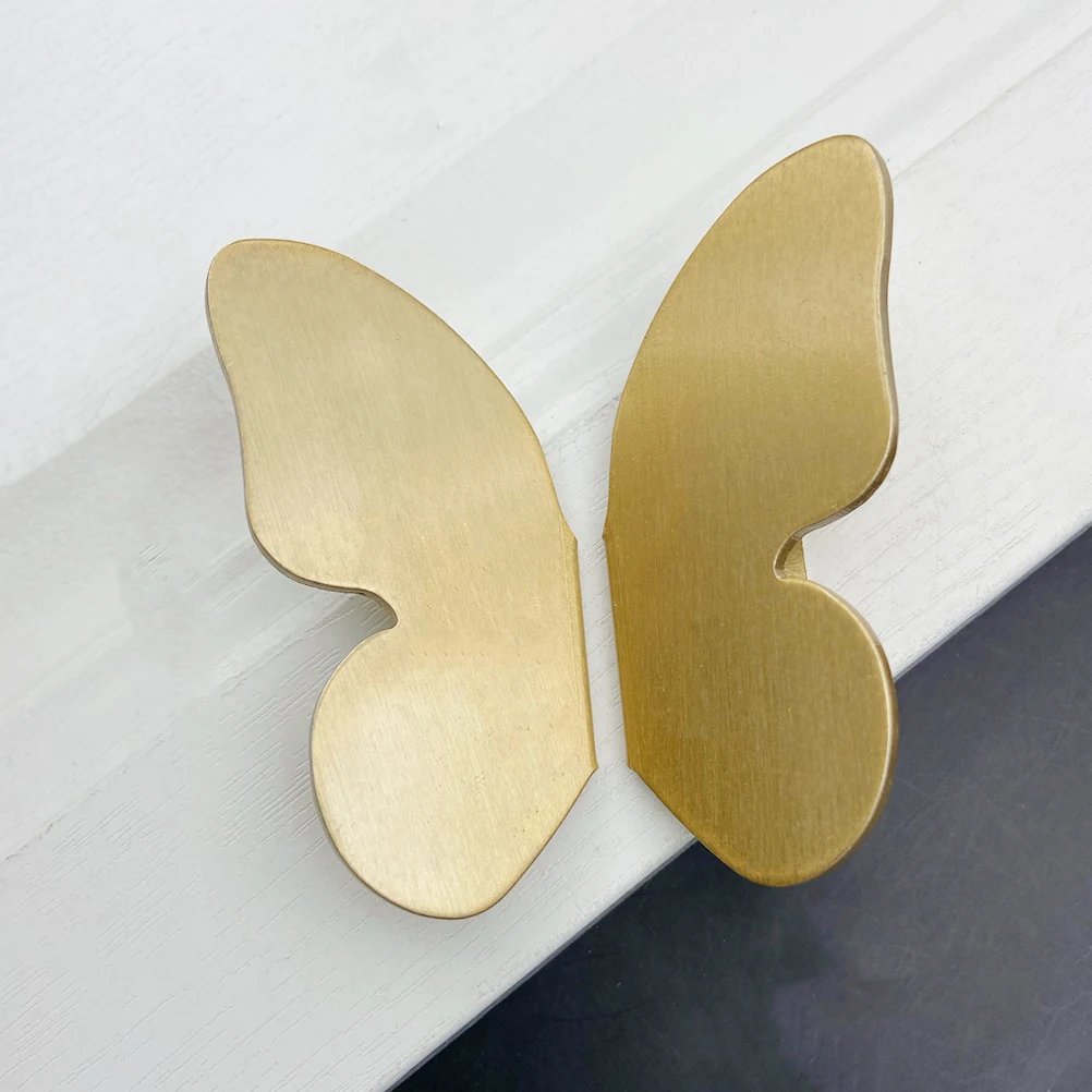 

Butterfly Cabinet Handle Modern Drawer Drawer Pulls Handle Knobs for Dresser Wardrobe Furniture Pulls Aluminum Round