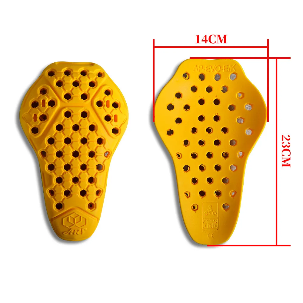Four-piece motorcycle equipment with built-in protective gear, knee pads and hip pads