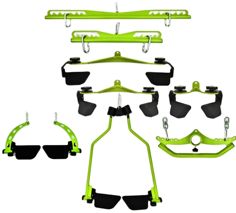 

Hot Sale Fitness Accessory Pull Down Mag Handle Grip 8 Pieces Set Adjustable Mag Grip Multi Functional Pull Back Handle