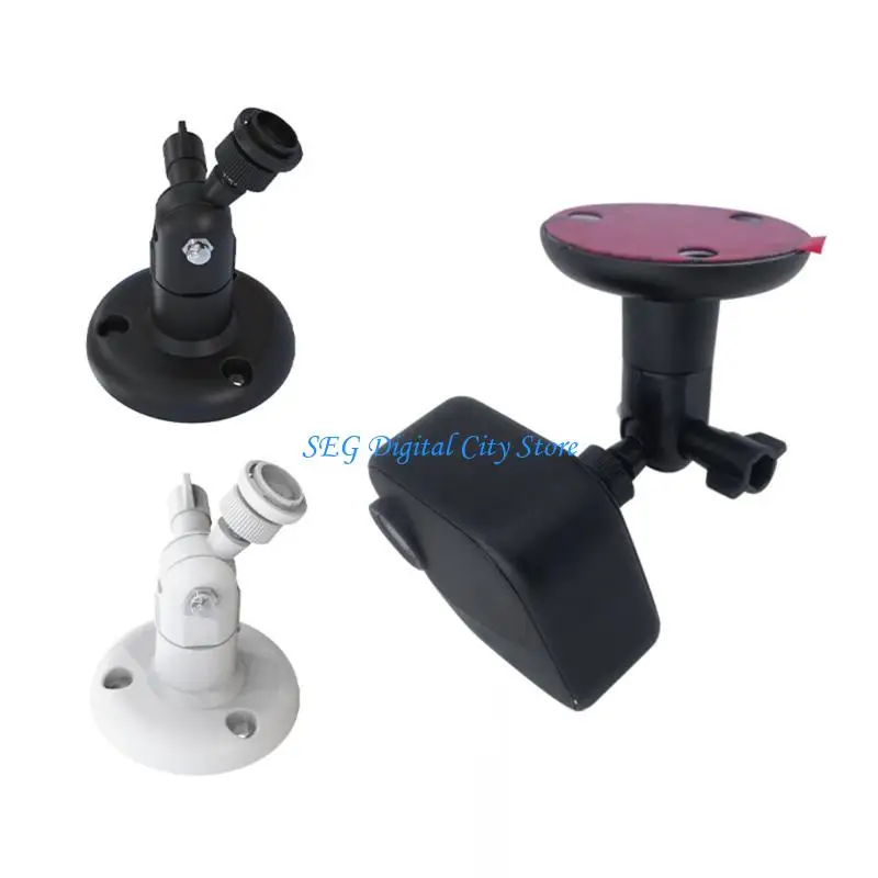 U75B All Weather Waterproof Outdoor Indoor Camera Wall Mount Bracket 360 Adjustable Rotation Easy Setups Plastic Construction