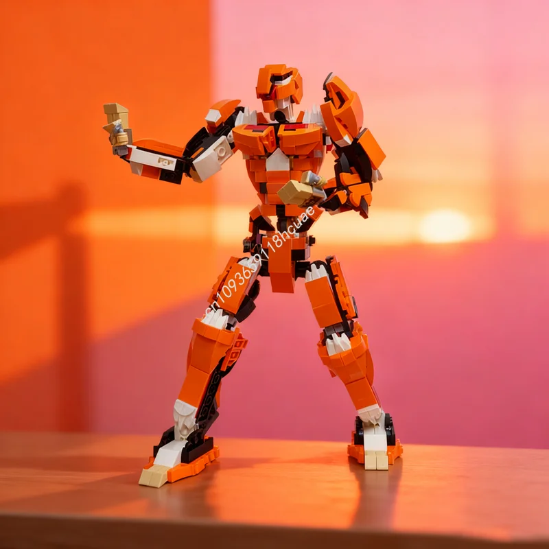 588 قطعة MOC Jaeger Lao Hu Creatored نموذج اللبنات هدية الكريسماس العمارة تجميع اللعب فكرة التعليم الطوب الاطفال