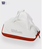 WILSON Original Roland Garros Key Bag French Open Orange White Handheld High Quality Mini Tennis Key Pack