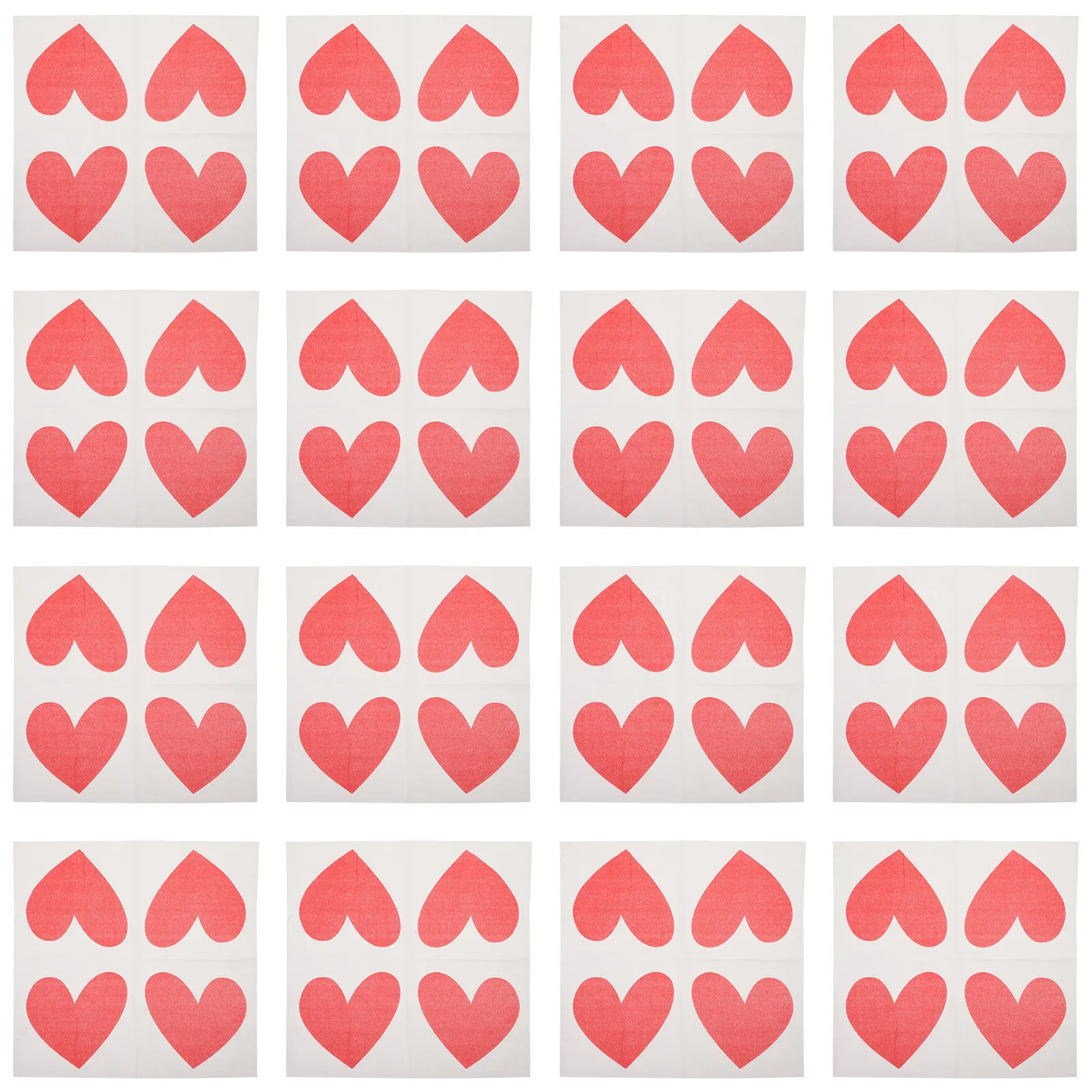 40 قطعة مناديل مطبوعة على شكل قلب مناديل ورقية لحفلات الزفاف يمكن التخلص منها لحفلات العشاء والولائم المناشف الورقية ماصة وأنيقة