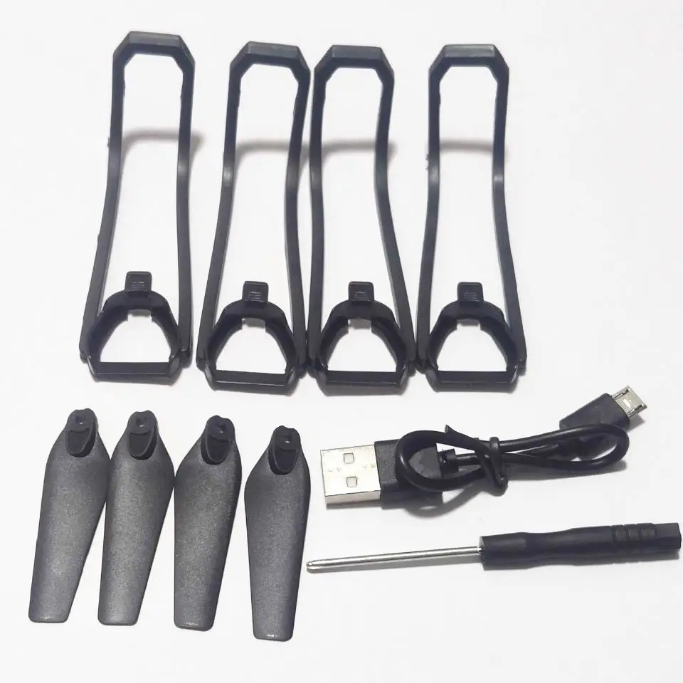 S89 Drone Spare Parts Accessories Package Propellers Blades Protective Frames Screwdriver USB Charging Wire