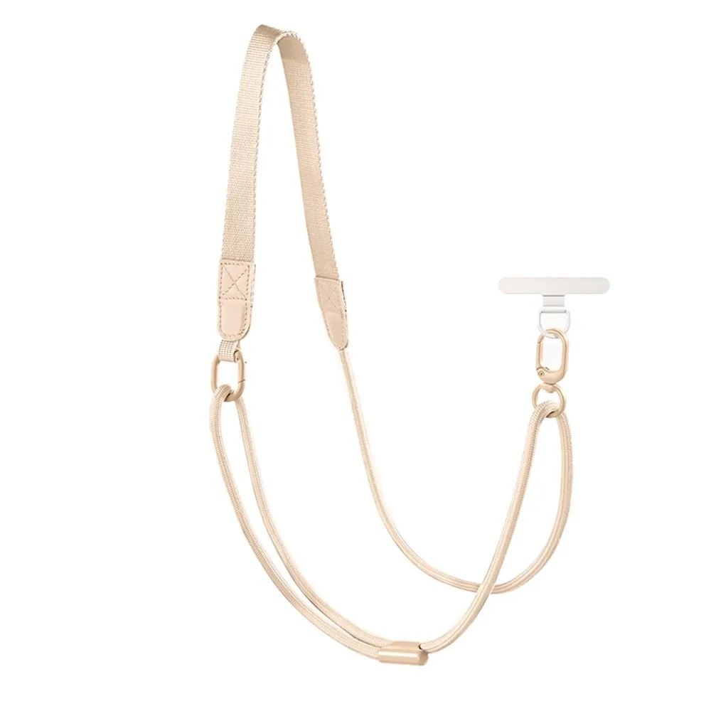 Adjustable Mobile Phone Lanyard Long Dual Widths Crossbody Phone Strap Neck Hanging Detachable Mobile Phone Chain Travel Outdoor