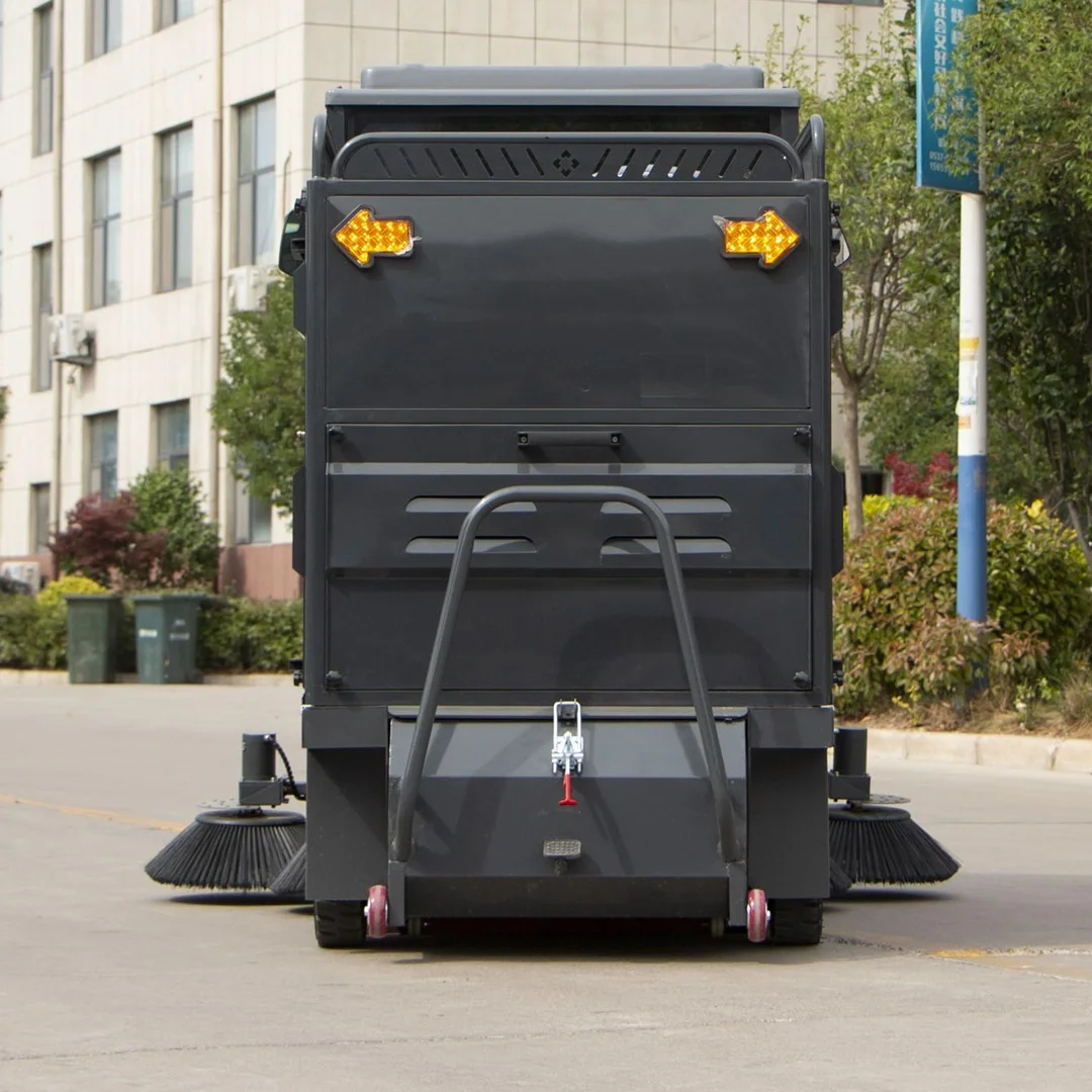 Working Time 8 Hours Electric Battery Ride on Road Sweeper Floor Sweeper 3