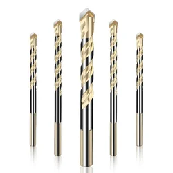 Metal Drills Concrete Drill Dit 4/5/6/8/10MM Multifunction Triangle Drill Bits Set Glass Punching Hole Saw Diamond Drilling Bits