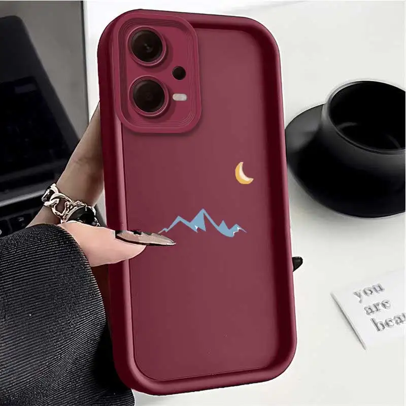 Note12 Morning Sun Sky Eye Ladder Phone Case For Redmi Note 13Pro 13 13ProPlus 13Pro 12R 12Pro 12Turbo 12S 11 10 Cover