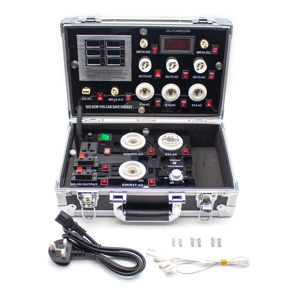 

LED Lighting Demo Box LED Digital Display Test Box Led Show Case 3521-7P