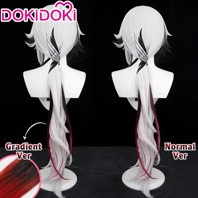 

IN STOCK Harlequin Wig Game Genshin Impact Fatui Harbinger Cosplay Wig DokiDoki Fontaine Peruere Harlequin Gradient Wig VVBFD45V