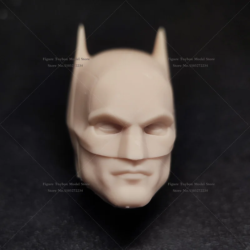 1/12 Robert Pattinson Vampire Movie Detective Comics Dark Black Series Super Hero Batman White Model Head Sculpt For ML Mezco