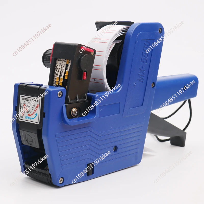 MX-5500 Handheld Price Labelling Gun Plastic 1 Line Label 8 Digits EOS Price Tag Labels Machine Shopping Mall Clothing Tag Gun