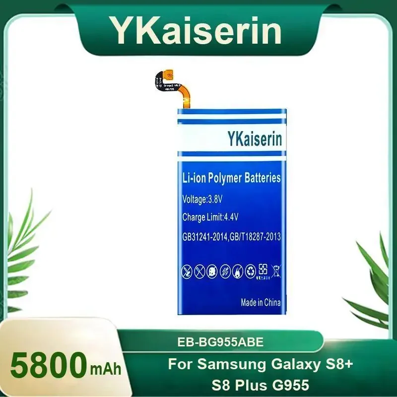 

EB-BG955ABE Battery For Samsung Galaxy S8 Plus S8Plus G955 G955F G955A G955T G955S G955P Mobile Phone Battery 5800mAh